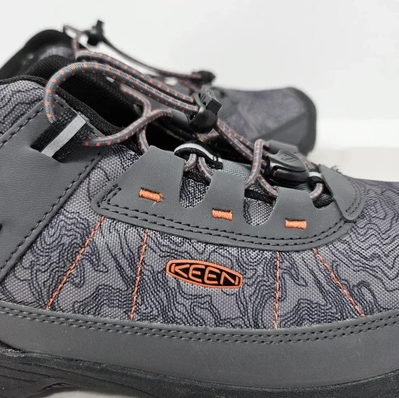 Keen Hiking Shoes Mens Sz 7 Gray Magnet Lightweight Water & Slip Resistant - Picture 5 of 11